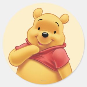 Winnie The Pooh 8 Classic Round Sticker