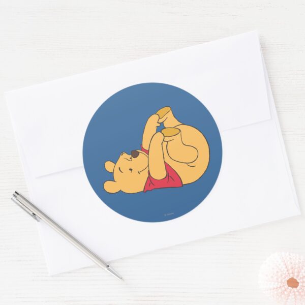 Winnie_the_Pooh_9_Classic_Round_Sticker_3 Winnie The Pooh 9 Classic Round Sticker