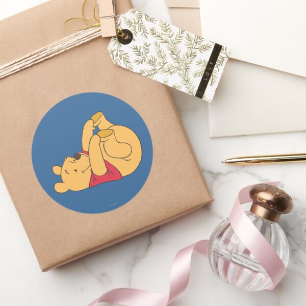 Winnie_the_Pooh_9_Classic_Round_Sticker_5 Winnie The Pooh 9 Classic Round Sticker