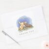 Winnie_the_Pooh_Over_the_Moon___Baby_Shower_Square_Sticker_4 Winnie The Pooh Over The Moon Baby Shower Square Sticker