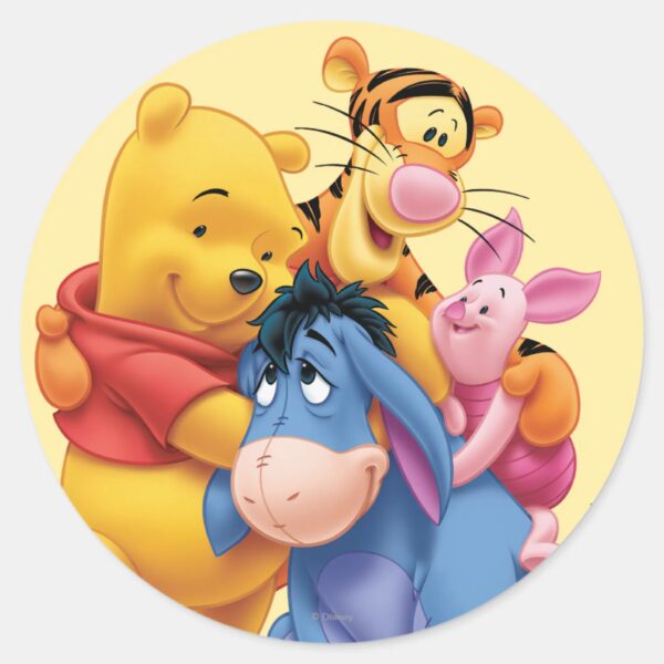 Winnie_the_Pooh_&_Friends_Classic_Round_Sticker_1 Winnie The Pooh Friends Classic Round Sticker
