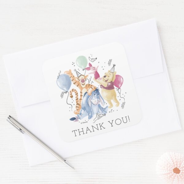 Winnie_the_Pooh_&_Pals_-_Balloons_Thank_You_Square_Sticker_4 Winnie The Pooh Pals Balloons Thank You Square Sticker