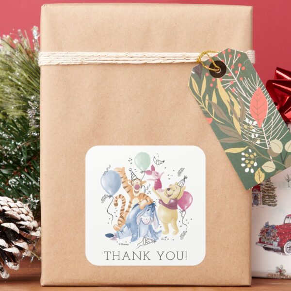 Winnie_the_Pooh_&_Pals_-_Balloons_Thank_You_Square_Sticker_7 Winnie The Pooh Pals Balloons Thank You Square Sticker