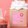 Winnie_the_Pooh___Baby_Girl_-_First_Birthday_Square_Sticker_6 Winnie The Pooh Baby Girl First Birthday Square Sticker