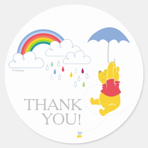 Winnie_the_Pooh___Boy_Baby_Shower_Thank_You_Classic_Round_Sticker_2 Winnie The Pooh Boy Baby Shower Thank You Classic Round Sticker
