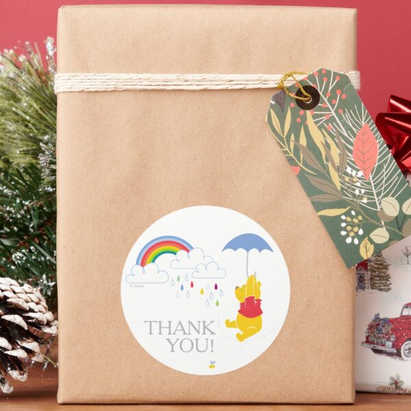 Winnie_the_Pooh___Boy_Baby_Shower_Thank_You_Classic_Round_Sticker_7 Winnie The Pooh Boy Baby Shower Thank You Classic Round Sticker