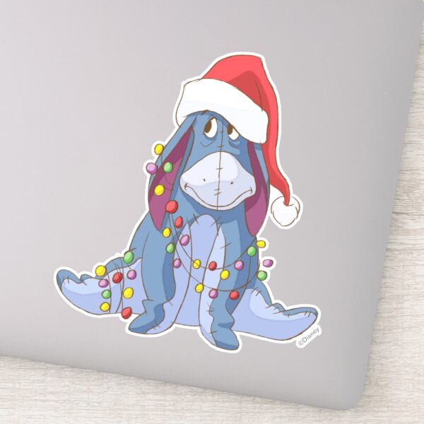 Winnie_the_Pooh___Eeyore_Santa_Claus_Sticker_1 Winnie The Pooh Eeyore Santa Claus Sticker