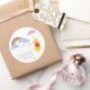 Winnie_the_Pooh___Girl_Baby_Shower_Thank_You_Classic_Round_Sticker_6 Winnie The Pooh Girl Baby Shower Thank You Classic Round Sticker