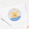 Winnie_the_Pooh___Happy_Birthday_Classic_Round_Sticker_3 Winnie The Pooh Happy Birthday Classic Round Sticker