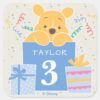 Winnie_the_Pooh___Happy_Birthday_Square_Sticker_1 Winnie The Pooh Happy Birthday Square Sticker