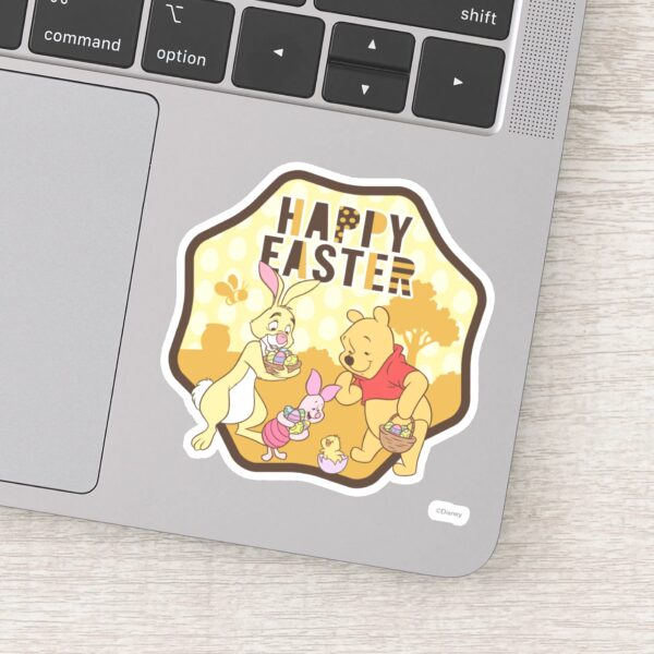 Winnie_the_Pooh___Happy_Easter_Badge_Sticker_14 Winnie The Pooh Happy Easter Badge Sticker