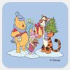 Winnie_the_Pooh___Happy_Holidays_Gift_Giving_Square_Sticker_1 Winnie The Pooh Happy Holidays Gift Giving Square Sticker
