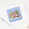 Winnie_the_Pooh___Happy_Holidays_Gift_Giving_Square_Sticker_3 Winnie The Pooh Happy Holidays Gift Giving Square Sticker