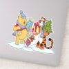 Winnie_the_Pooh___Happy_Holidays_Gift_Giving_Sticker_8 Winnie The Pooh Happy Holidays Gift Giving Sticker