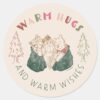 Winnie_the_Pooh___Holiday_Wishes_Classic_Round_Sticker_1 Winnie The Pooh Holiday Wishes Classic Round Sticker