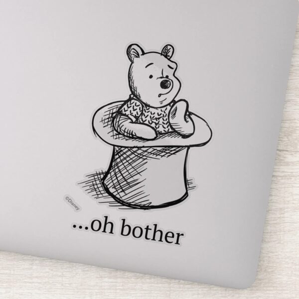 Winnie_the_Pooh___Oh_Bother_Quote_2_Sticker_1 Winnie The Pooh Oh Bother Quote 2 Sticker