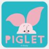 Winnie_the_Pooh___Peek-a-Boo_Piglet_Square_Sticker_1 Winnie The Pooh Peek A Boo Piglet Square Sticker