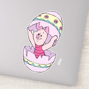 Winnie The Pooh Piglet In Easter Egg Sticker