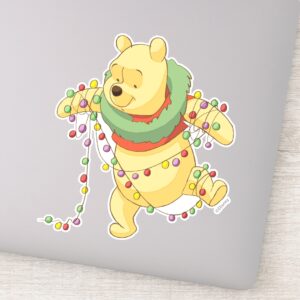 Winnie_the_Pooh___Pooh_Christmas_Lights_Sticker_1 Winnie The Pooh Pooh Christmas Lights Sticker