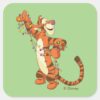 Winnie_the_Pooh___Tigger_Christmas_Lights_Square_Sticker_1 Winnie The Pooh Tigger Christmas Lights Square Sticker