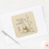 Winnie_the_Pooh___Time_for_a_Little_Something_Square_Sticker_3 Winnie The Pooh Time For A Little Something Square Sticker