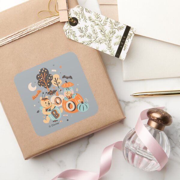 Winnie_the_Pooh_and_Eeyore's_Halloween_Boo!_Square_Sticker_5 Winnie The Pooh And Eeyores Halloween Boo Square Sticker