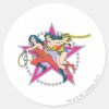 Wonder Girls Classic Round Sticker