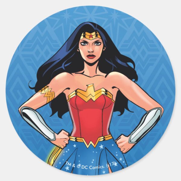 Wonder_Woman_-_Fight_For_Peace_Classic_Round_Sticker_1 Wonder Woman Fight For Peace Classic Round Sticker