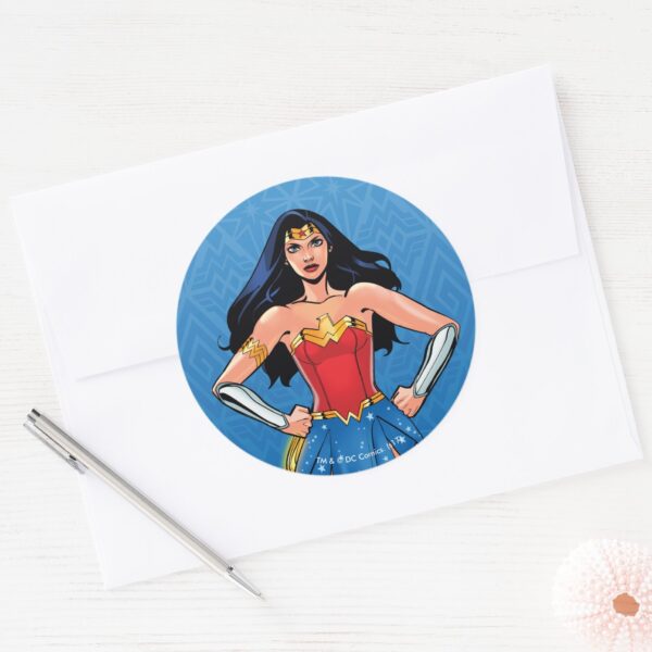 Wonder_Woman_-_Fight_For_Peace_Classic_Round_Sticker_3 Wonder Woman Fight For Peace Classic Round Sticker