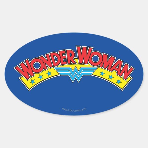 Wonder_Woman_1987_Comic_Book_Logo_Oval_Sticker_1 Wonder Woman 1987 Comic Book Logo Oval Sticker