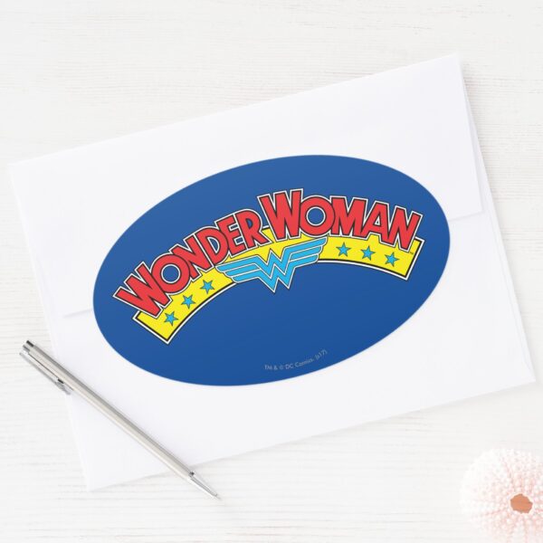 Wonder_Woman_1987_Comic_Book_Logo_Oval_Sticker_3 Wonder Woman 1987 Comic Book Logo Oval Sticker