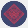 Wonder_Woman_Amazonian_Symbol_Classic_Round_Sticker_1 Wonder Woman Amazonian Symbol Classic Round Sticker