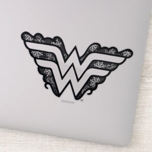 Wonder_Woman_Black_Lace_Logo_Sticker_1 Wonder Woman Black Lace Logo Sticker