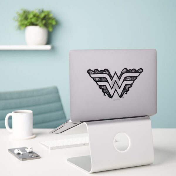 Wonder_Woman_Black_Lace_Logo_Sticker_3 Wonder Woman Black Lace Logo Sticker