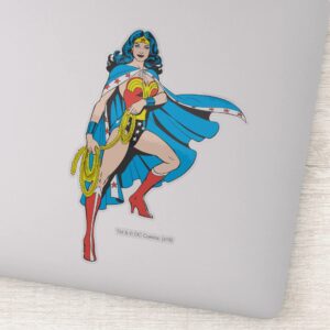 Wonder Woman Cape Sticker