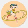 Wonder_Woman_Circled_with_Lasso_Classic_Round_Sticker_1 Wonder Woman Circled With Lasso Classic Round Sticker