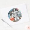 Wonder_Woman_Collage_2_Classic_Round_Sticker_3 Wonder Woman Collage 2 Classic Round Sticker