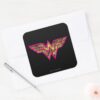 Wonder_Woman_Colorful_Pink_and_Yellow_Logo_Square_Sticker_3 Wonder Woman Colorful Pink And Yellow Logo Square Sticker