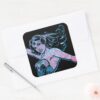 Wonder_Woman_Colorful_Pose_Square_Sticker_3 Wonder Woman Colorful Pose Square Sticker