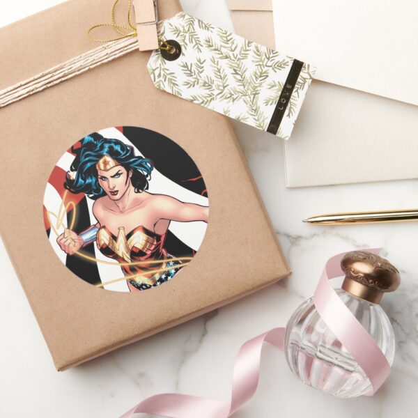 Wonder_Woman_Comic_Cover_#12_Classic_Round_Sticker_5 Wonder Woman Comic Cover 12 Classic Round Sticker