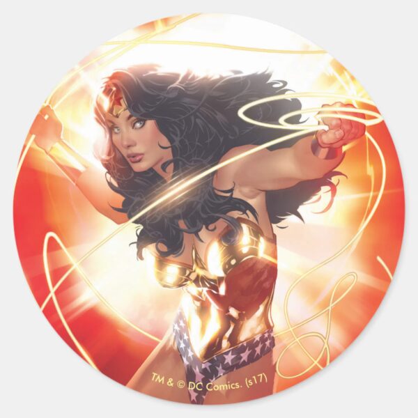 Wonder_Woman_Encyclopedia_Cover_Classic_Round_Sticker_1 Wonder Woman Encyclopedia Cover Classic Round Sticker