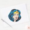 Wonder_Woman_Face_Classic_Round_Sticker_3 Wonder Woman Face Classic Round Sticker