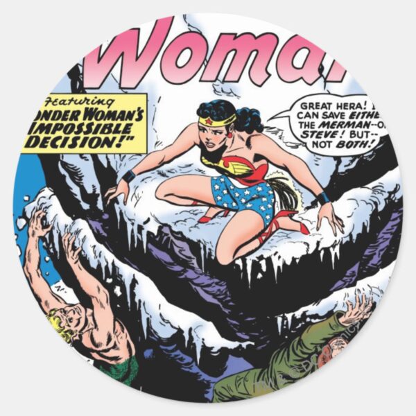 Wonder_Woman_Featuring_Wonder_Girl_Classic_Round_Sticker_1 Wonder Woman Featuring Wonder Girl Classic Round Sticker