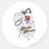 Wonder_Woman_Flourish_Classic_Round_Sticker_1 Wonder Woman Flourish Classic Round Sticker