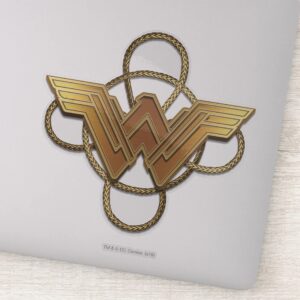 Wonder_Woman_Gold_Symbol_Over_Lasso_Sticker_1 Wonder Woman Gold Symbol Over Lasso Sticker