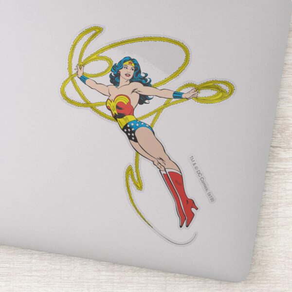 Wonder_Woman_Holds_Lasso_4_Sticker_1 Wonder Woman Holds Lasso 4 Sticker