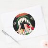 Wonder_Woman_Jaws_Classic_Round_Sticker_3 Wonder Woman Jaws Classic Round Sticker