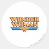 Wonder_Woman_Logo_2_Classic_Round_Sticker_1 Wonder Woman Logo 2 Classic Round Sticker