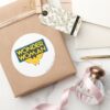 Wonder_Woman_Logo_3_Classic_Round_Sticker_5 Wonder Woman Logo 3 Classic Round Sticker