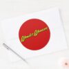 Wonder_Woman_Name_Classic_Round_Sticker_3 Wonder Woman Name Classic Round Sticker